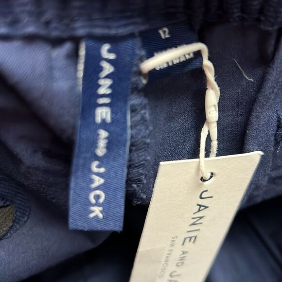 Janie and Jack 100046587 Boy Merchant Marine Corduroy Pull-On Short size 12 NWT - Picture 8 of 10